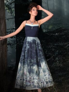 Kitten D'Amour Limited Edition Music Box Maxi Dress, Size 18 GUC